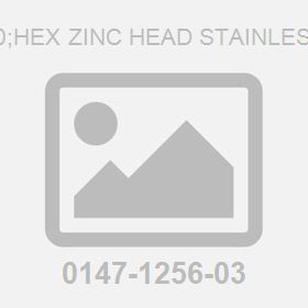 Screw: M 6X 60;Hex Zinc Head Stainless Steel Plate